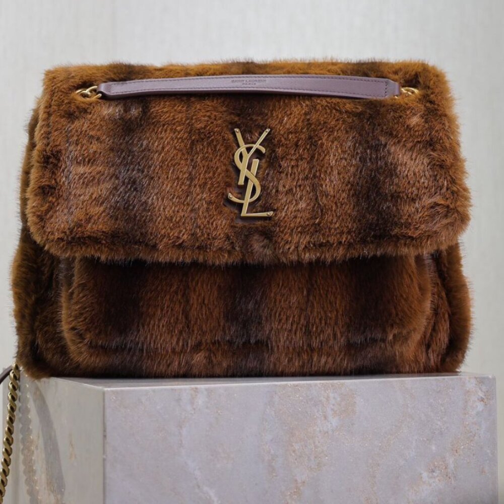 Stylish fur bag